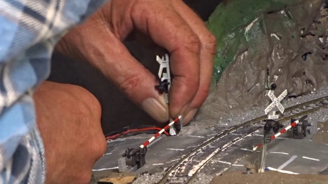 Raised Rails: A Model Railway-Episode 8 Installing Crossing Signal ...