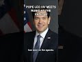 Rubio Meets Pope Leo Amid Trump-Vatican Rift