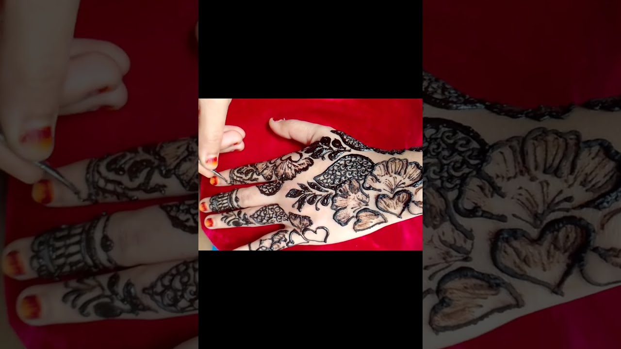 New Simple & Unique Back Hand Mehandi design | Floral Henna Pattern | mehndi 