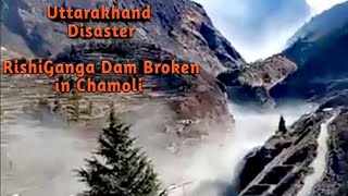 Uttarakhand Glacier Burst||Uttarakhand Disaster||Chamoli||Rishi Ganga Dam Broken