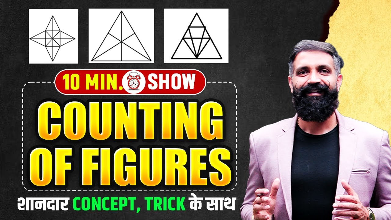 Counting of Figures Short Trick🔥| Concept Based Reasoning | 10 Min. Show | All Govt Exams | Arun Sir