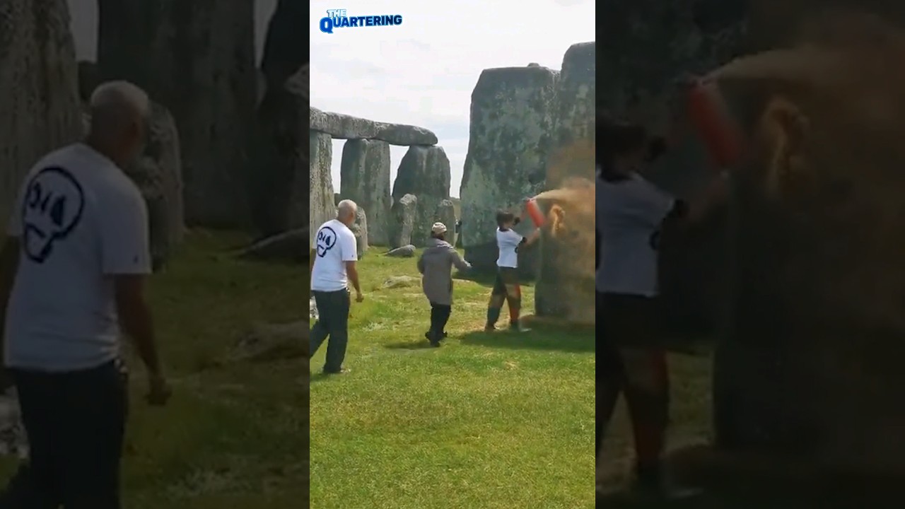 Woke Protesters DESTROYED By Based Granny At Stonehenge