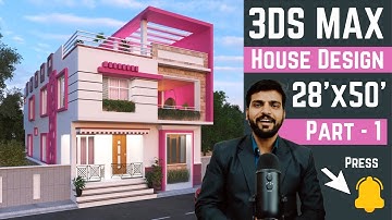 Simple House Design in 3DS Max | Exterior House Design Tutorial in 3DS Max