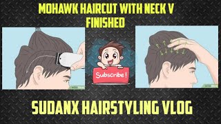 #vlog13 FLAWLESS MOHAWK FADE TEXTURED CROP HAIRCUT