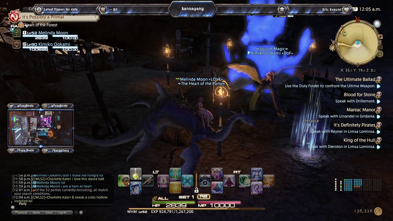 Final Fantasy XIV Making Friends And Getting Stuff Done With PopeBeats