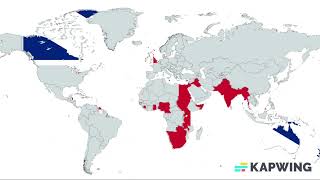 Countries now and then (part 2) (map version)