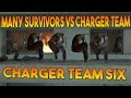 Left 4 dead 2 - Charger team six vs many survivors ( vs admin abuse )