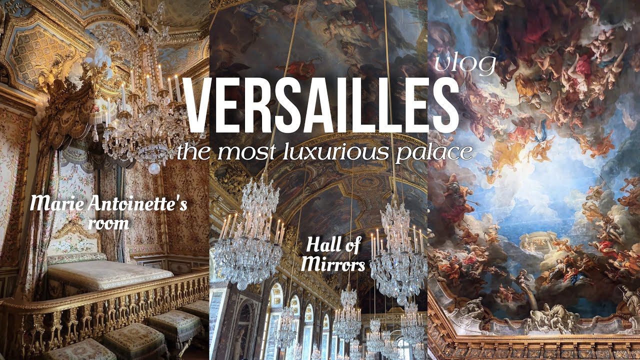 Versailles Vlog: Most Luxurious Rooms, Hall of Mirrors, Marie Antoinette | Paris | Turn on CC