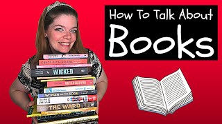 Books: How to Talk about Books in English! Describing a Book!     本英語で本について話す方法。本を説明する