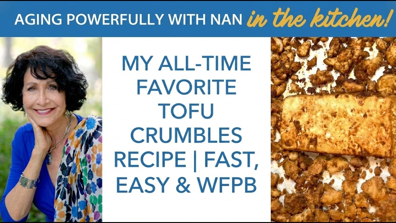 Мой самый любимый рецепт тофу-крошки | Быстро, легко и по рецепту цельнозерновой растительной диеты