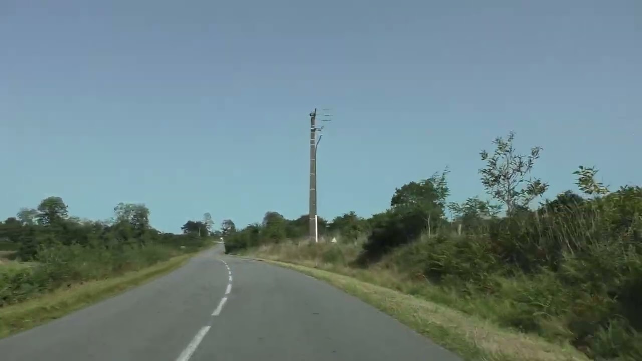 Driving On The D31 & D787 From 22160 La Croix Tasset To 22200 Grâces, Côtes d'Armor, Brittany France