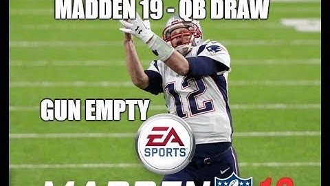 Madden 19 Glitches Cheats and Tips - QB Draw -  Gun Empty