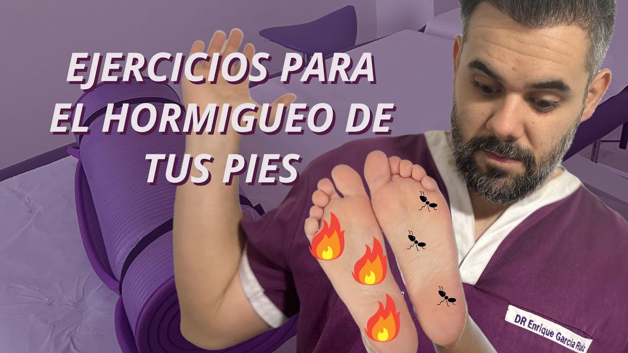 EJERCICIOS SENCILLOS para Neuropatía en los pies (Hormigueo, calambres, quemazón...)