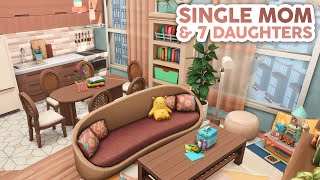 Single Mom \& 7 Daughters \/\/ The Sims 4 Speed Build: Apartment Renovation