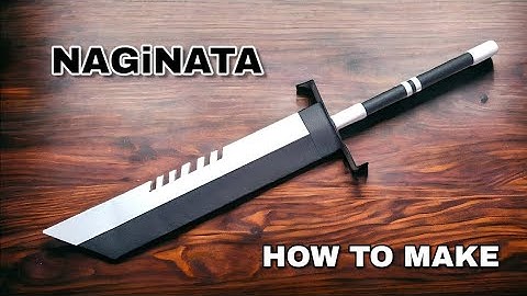 DIY - How to make DAGGER with a scabbard from A4 paper #paperknife #origami
