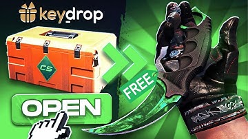THE DAILY FREE CASES ARE SO GOOD ON KEYDROP!! HUGE KEYDROP GIVEAWAYS! Key-drop promo code
