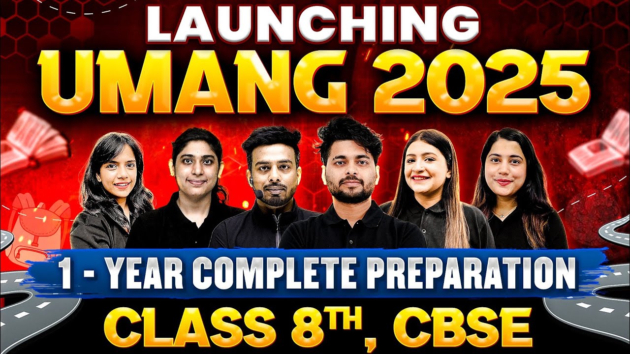 Launching UMANG 2025 for Class 8th CBSE 🚀 Complete Class 8th
