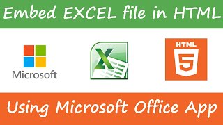 Embed Excel Viewer On Webpage (HTML) Using Microsoft Web Office App screenshot 3