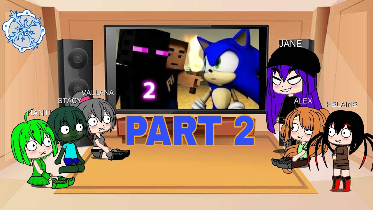 Alex 059 Gacha Club Overworld Mobs + Alex React Sonic In Minecraft! Part 2 - YouTube