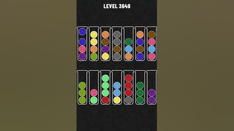 Ball Sort Puzzle Level 3649