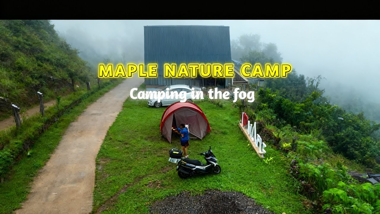 Camping sa Maple Nature Camp | Foggy at Rainy Overnight sa Sta Maria Laguna