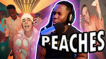 Justin Bieber - Peaches ft. Daniel Caesar, Giveon (Official Music Video) *REACTION*