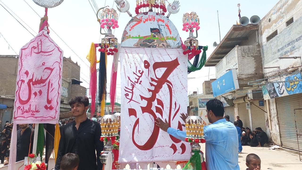 10th Muhram Jaloos Lahori Muhalla Larkana @saeedvlog07