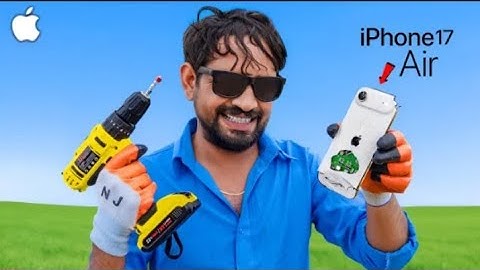 iPhone 17 Air Durability Test...Will It Bend?😈 Reaction