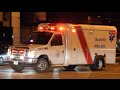 *RARE* BC Ambulance Service [ Transfer Ambulance ] Responding Code 3 In Opposite Lane
