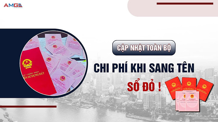 Sang tên sổ đỏ phí bao nhiêu năm 2024