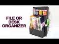 How To Make A File Organizer |DIY File Organizer | DIY Desk Organizer How To Make A File Organizer |DIY File Organizer | DIY Desk Organizer