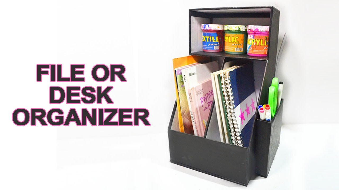 How To Make A File Organizer, DIY File Organizer