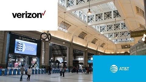 AT&T VS Verizon | Penn Station, NY | Cellular Network Speed Testing at  Penn station  New York City