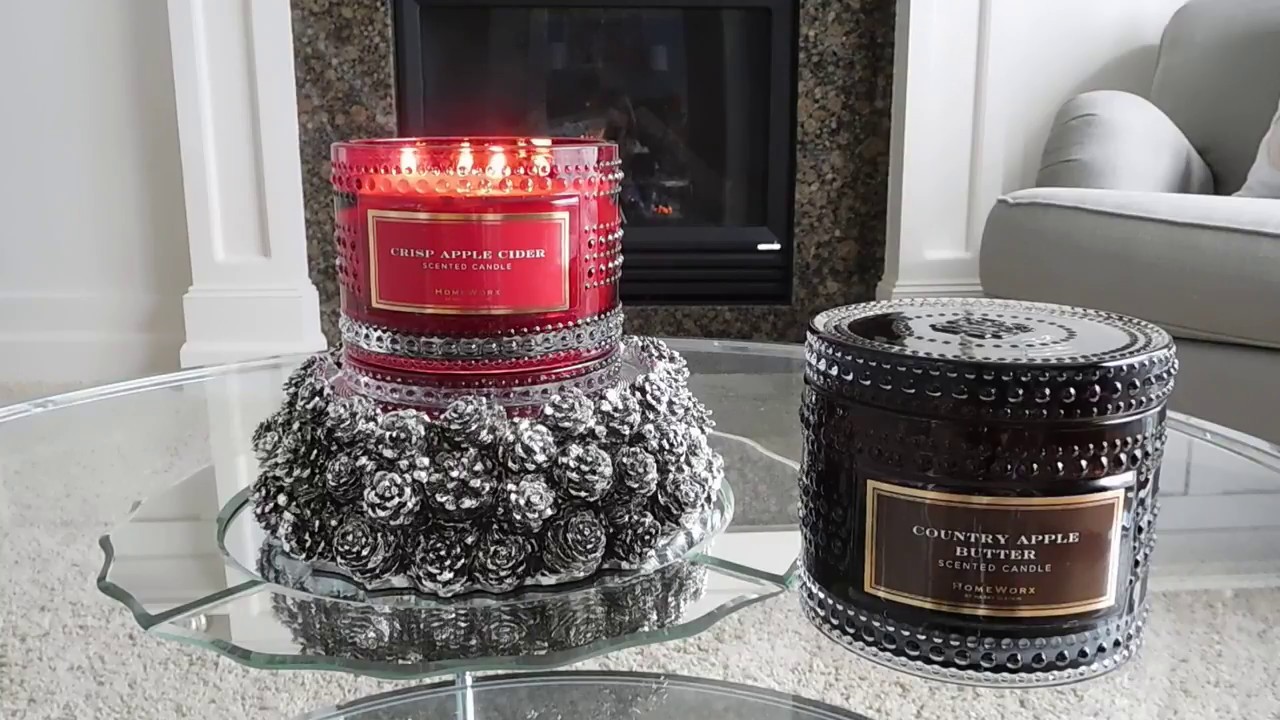 Candle Review Homeworx Townhouse Apple Orchard Duo! YouTube
