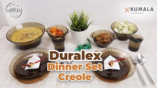 Duralex Dinner Set Creole Series | Set Piring Saji Recommended