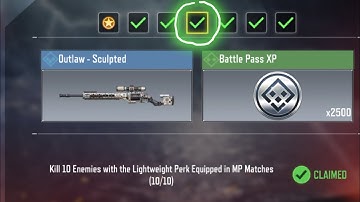 Kill 10 Enemies with the Lightweight Perk Equipped in MP Matches ✅