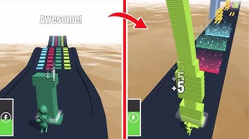 Stack Colors 🌈⭕ NEW LEVEL! Gameplay Walkthrough Android,iOS Update Mobile Game All Levels JFU59H