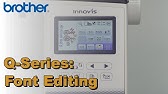 Embroidery Features | Brother Q-Series Feature Showcase - YouTube