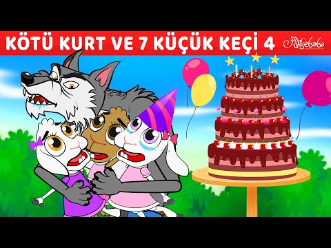 Kurt ve Yedi Küçük Keçi - Pasta Sürprizi | Adisebaba Masallar