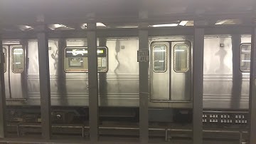 Wrong-railing/deadheading R46 A train to Pitkin Yard at Euclid Av