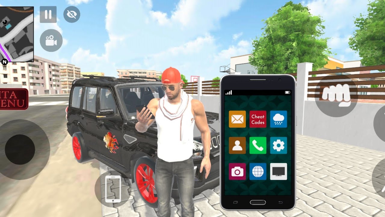 😱Franklin nea Scorpio modify kiya 💥in indian thief auto simulator 🤯 #video #mrasgaming