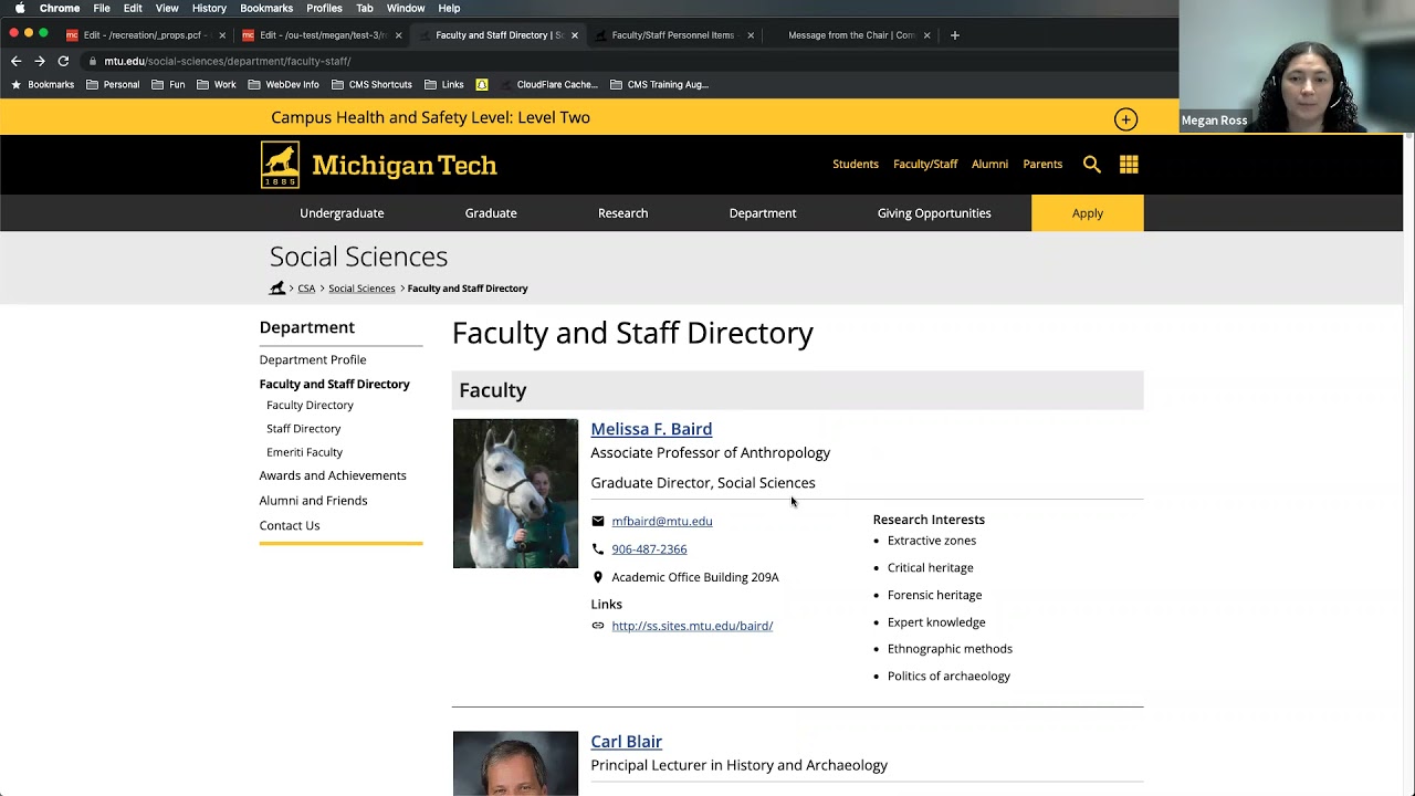 Preview image for Personnel Listing Pages Updates video