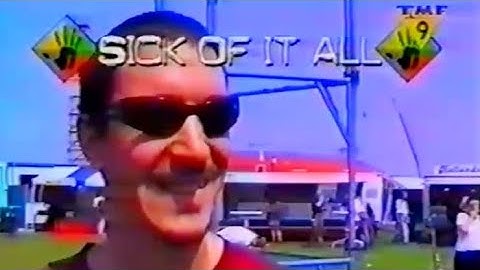 Sick Of It All - Eindhoven 17.05.1997 "Dynamo Open Air" (TV) Live & Interview