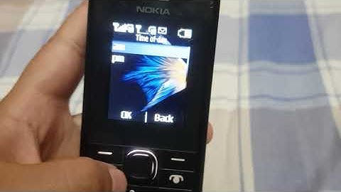 How to set alarm in nokia phone