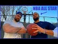 TRICKSHOT CHALLENGE vs NBA ALL STAR DERON WILLIAMS (golf + basketball)