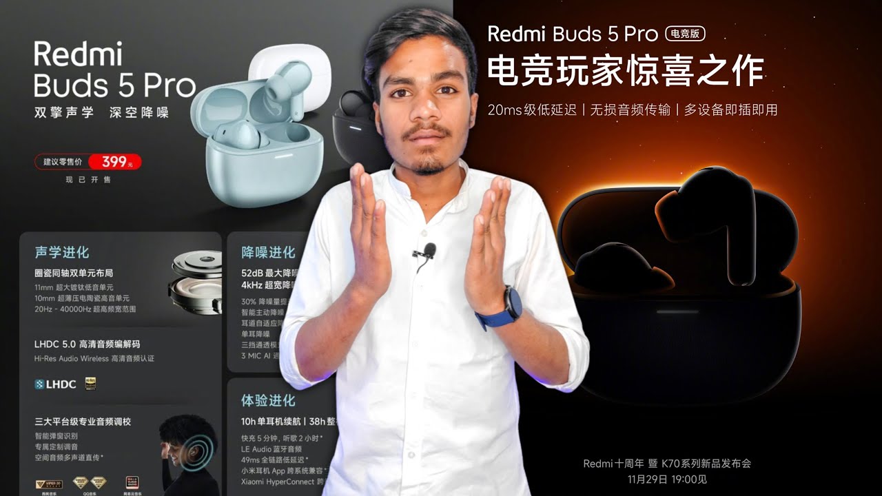 Dive into Your Audio Oasis: Introducing the Redmi Buds 5 Pro