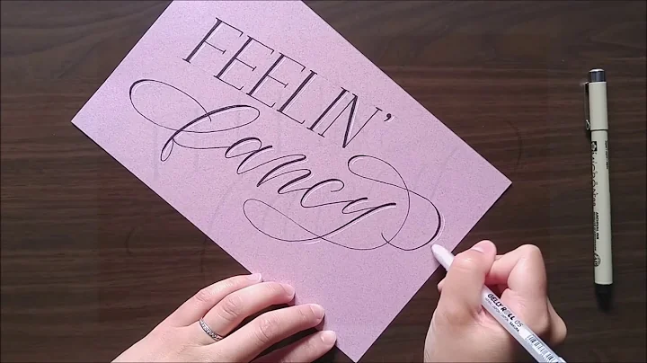 Beginner Tips for Embellished Lettering by Erica P...
