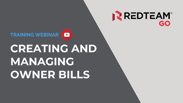 Webinar: RedTeam Go   Creating and Managing Owner Billing