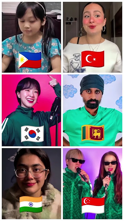 Round and Round - Mingle Game Song | Cover by Chadabin,Hiromi,Sandaru,Mamiko,Anushka,Sezin | #shorts