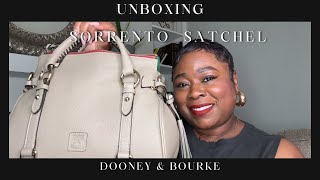 Unbox my new Dooney & Bourke Sorrento Satchel bag with me!!!!